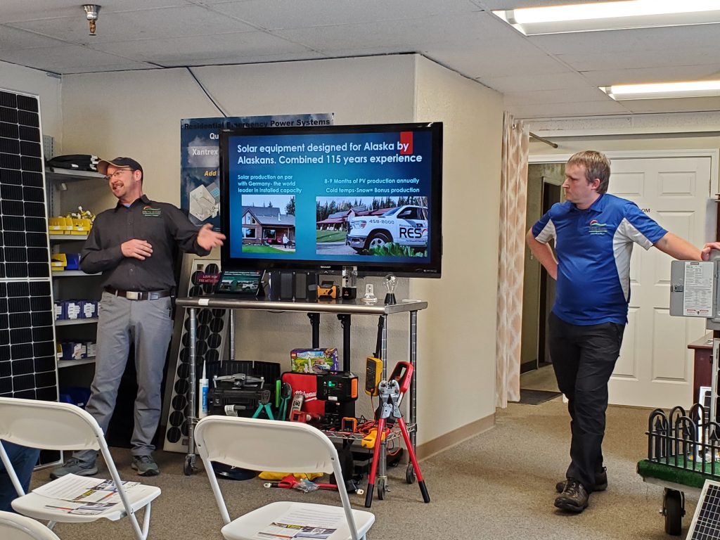 RES employees teach class on solar energy systems