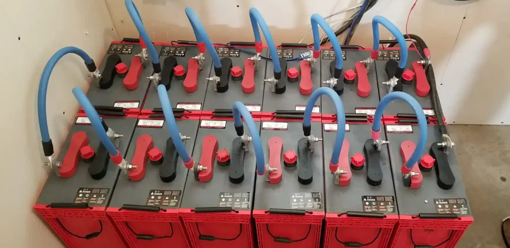 Group of backup batteries
